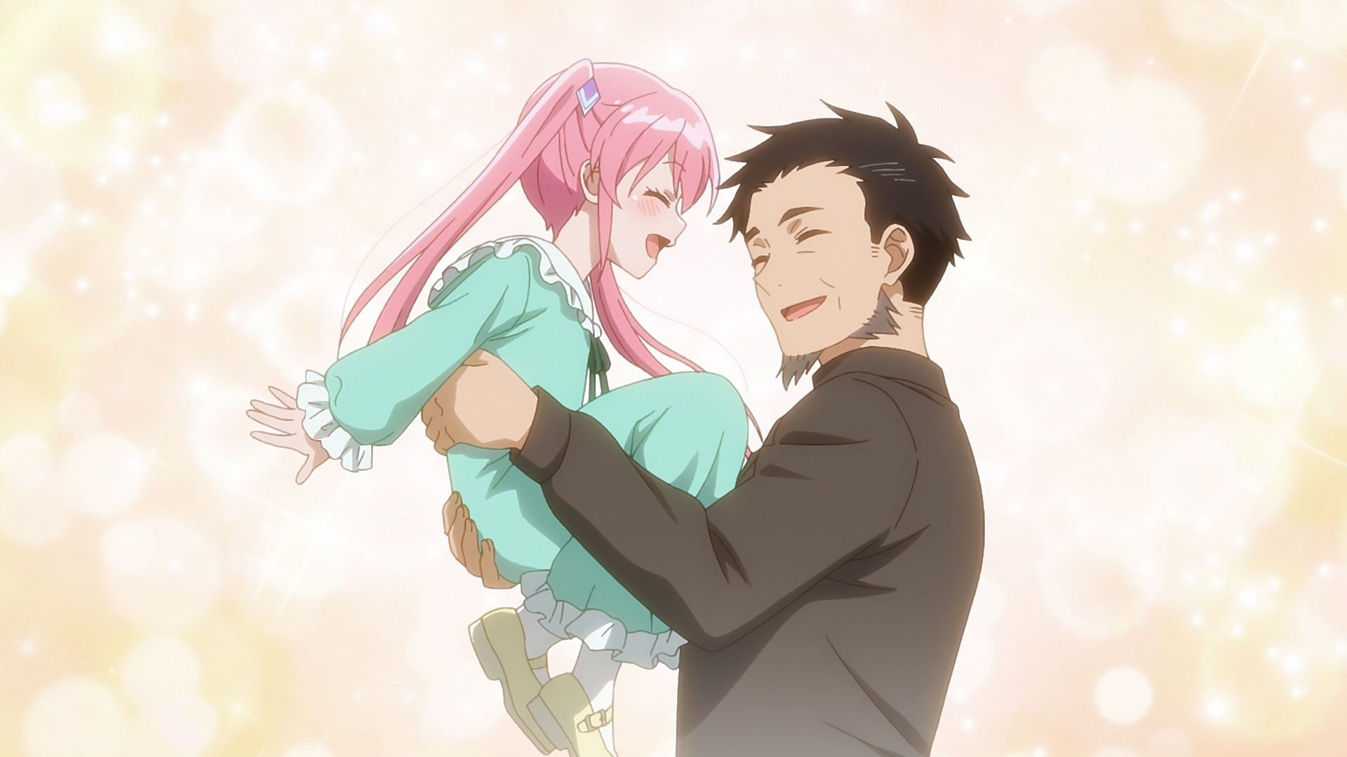 Ouka's childhood with her father (Image via Doga Kobo)